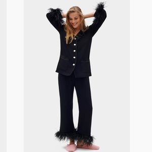 NWT Sleeper party pajamas with feathers